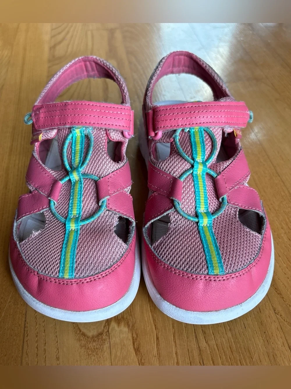 Columbia Techsun Wave Girls' Water-Resistant Fisherman Sandals Pink Size 4